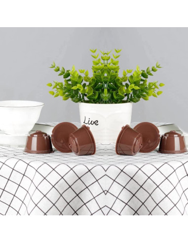 Cápsulas de Café Reutilizables TQEONKL para Nescafé Dolce Gusto