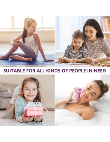 100 Gomas de Pelo Gruesas Bessrung Sin Costura Caramelo