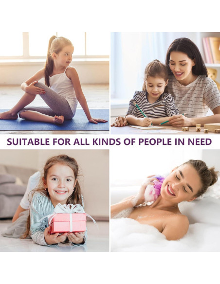 100 Gomas de Pelo Gruesas Bessrung Sin Costura Caramelo