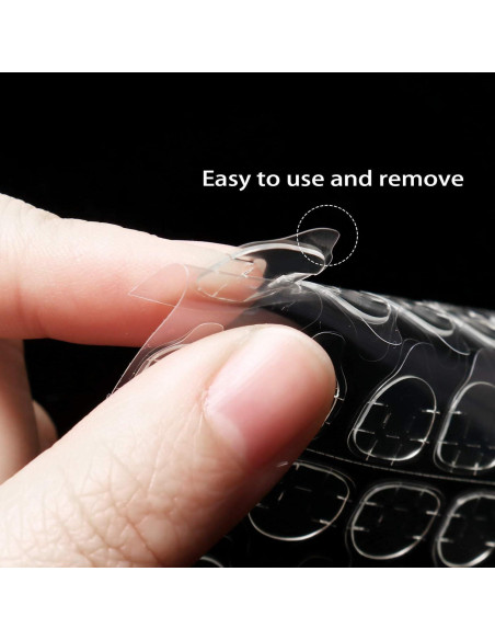 Pestañas Adhesivas Doble Cara Allstarry 360 Piezas para Uñas