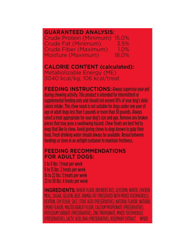 Golosinas para Perros Milk-Bone Mini Comfort Chews 0.63 kg