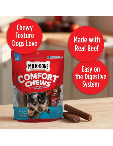 Golosinas para Perros Milk-Bone Mini Comfort Chews 0.63 kg