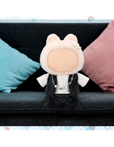 Conjunto de Ropa para Muñecas Hiboom 17 cm Camiseta y Chaleco