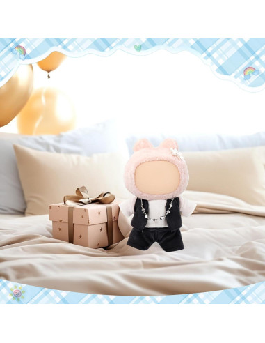 Conjunto de Ropa para Muñecas Hiboom 17 cm Camiseta y Chaleco