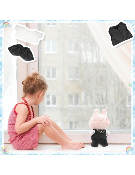 Conjunto de Ropa para Muñecas Hiboom 17 cm Camiseta y Chaleco