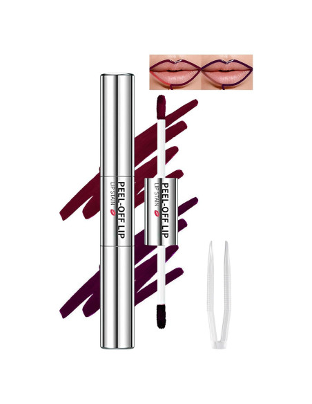 Tinte de Labios Peel Off HOSAILY Doble Cara Impermeable 4.2g