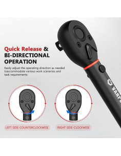 Llave de Torque VANPO 1/2" 10-170 ft-lb (13.6-230.5 Nm) Mecánica 2