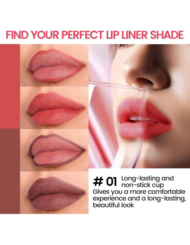 Tinte de Labios Peel Off HOSAILY Doble Cara Impermeable 4.2g