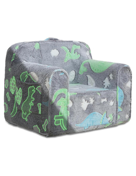 Sillón Infantil Kisdsa Dino Brillante 45.7x63.5x47 cm