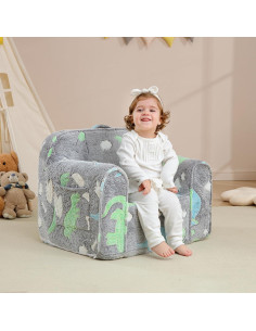 Sillón Infantil Kisdsa Dino Brillante 45.7x63.5x47 cm 2