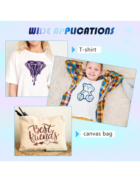 Vinilo de Transferencia de Calor Tintnut Camaleón 30.48x25.4cm 9 Colores