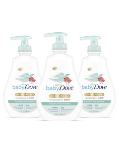 Baby Dove Lavado Corporal 385 ml x 3 Piel Sensible Sin Fragancia