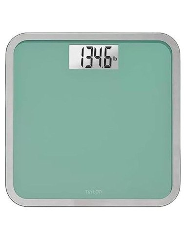 Báscula Digital de Vidrio Taylor 5274460 500 kg Verde Espuma