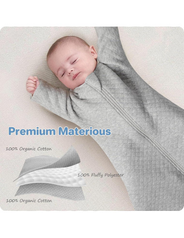 Saco de Sueño para Bebés Amrcbb 1.5 Tog Algodón 3-6 Meses