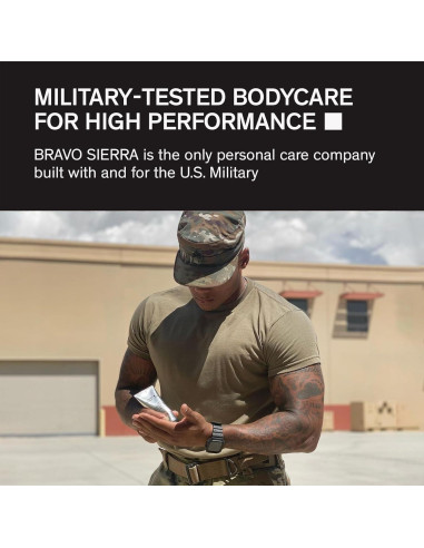 Desodorante Natural Bravo Sierra 90.7g - Sin Aluminio, Cítricos y Madera de Cedro