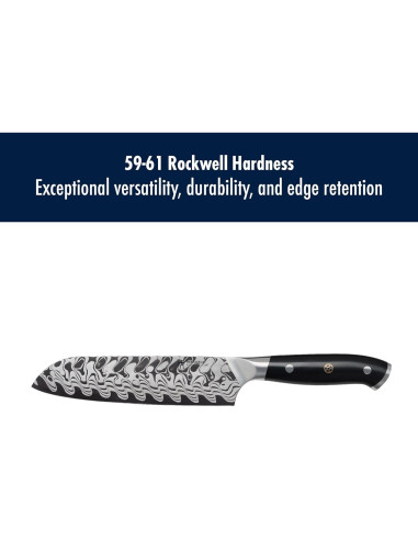 Cuchillo Santoku 17.78 cm Henckels Compass Damasco