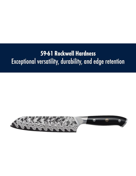 Cuchillo Santoku 17.78 cm Henckels Compass Damasco