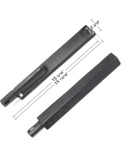 Kit de Tubos de Quemador de Hierro Fundido Votenli 3-Pack 40.16 cm 2