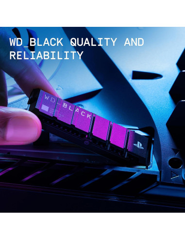 SSD M.2 WD_BLACK SN850P 1TB para PS5 hasta 7,300MB/s