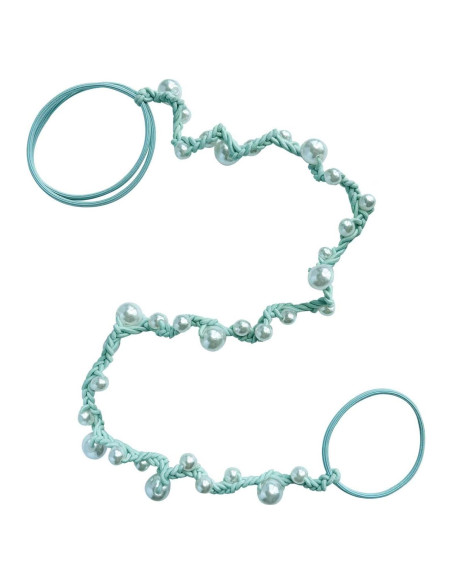 Tiras de Cabello en Espiral SISYOUP Aqua 63.5 cm Sin Daño