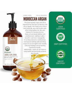 Aceite de Argán Virgen Orgánico Sulu 60 ml Prensado en Frío 2