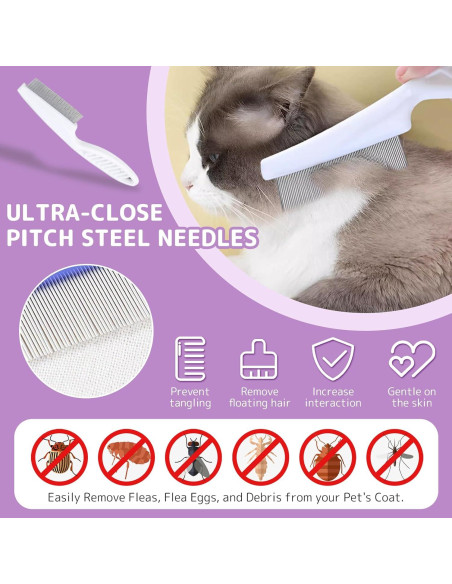 Cepillo de Vapor 4 en 1 Petayouj para Gatos y Perros - Naranja