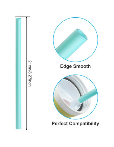 Popotes de Reemplazo Bubrike para Botellas Owala 24oz/32oz