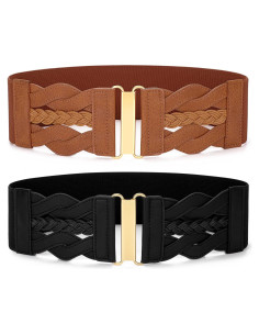 Cinturón Elástico Vintage SANSTHS para Mujeres - 7.62 cm Ancho