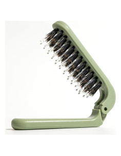 Cepillo de Viaje Uffy MiniPop Plegable Verde Menta 10.7cm