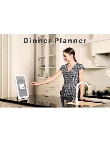 Calendario Digital 15.6" RhythNest Blanco - Planificación Familiar