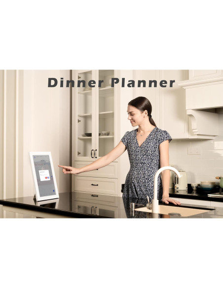 Calendario Digital 15.6" RhythNest Blanco - Planificación Familiar