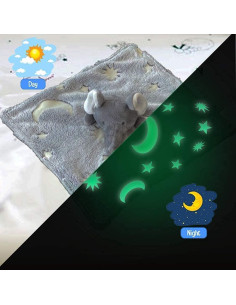 Manta de Seguridad para Bebés Cree Grandes Sueños Elefante Gris 2