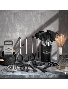 Juego de Utensilios de Cocina Umite Chef 34 Pcs Silicona y Acero 2