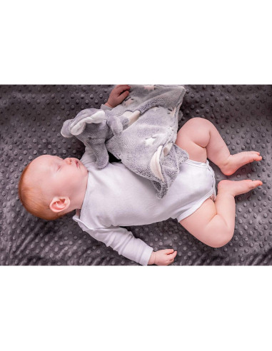 Manta de Seguridad para Bebés Cree Grandes Sueños Elefante Gris