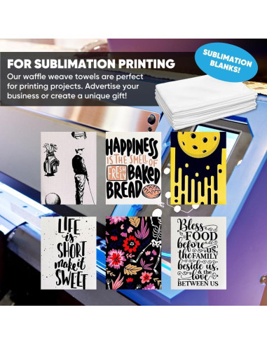 Toallas de Microfibra Blancas para Sublimación 40.6x61 cm - 156 Unidades