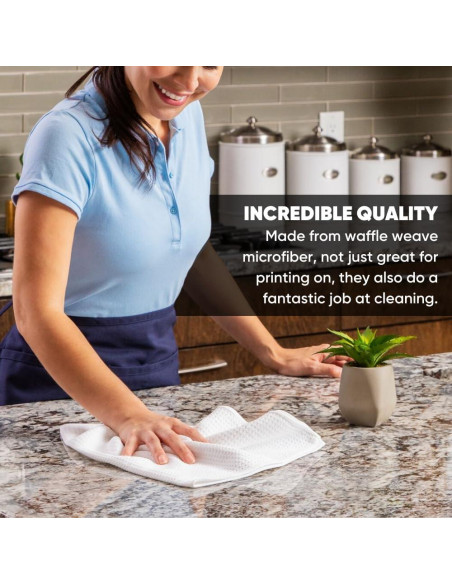 Toallas de Microfibra Blancas para Sublimación 40.6x61 cm - 156 Unidades