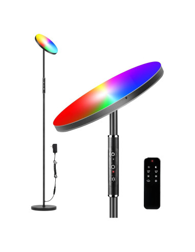Lámpara de Pie LED RGB Monococo 36W 3600LM Control Remoto