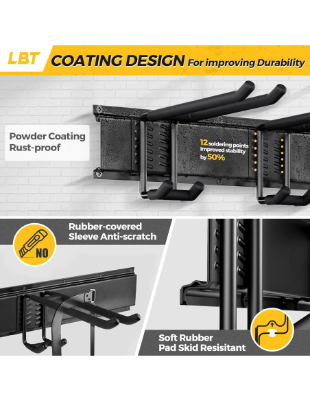 Organizador de Herramientas de Garaje LBT 125.7 cm Montado en Pared
