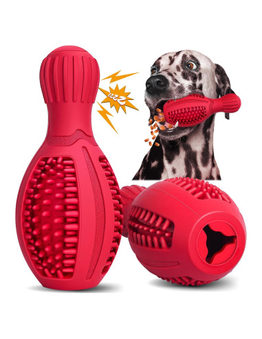 Juguete Interactivo para Perros TonyEst - Dispensador de Golosinas, Caucho Duradero, Estimulación Mental