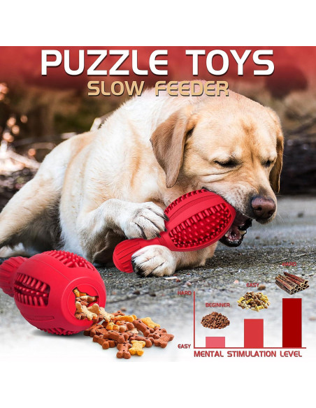 Juguete Interactivo para Perros TonyEst - Dispensador de Golosinas, Caucho Duradero, Estimulación Mental