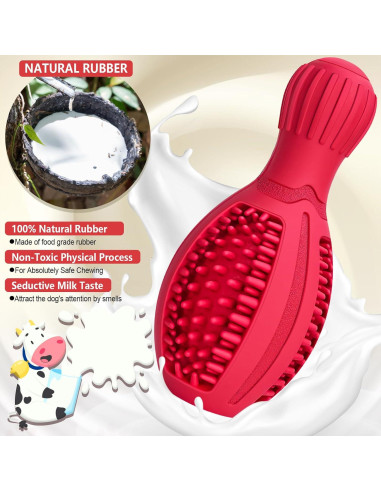 Juguete Interactivo para Perros TonyEst - Dispensador de Golosinas, Caucho Duradero, Estimulación Mental