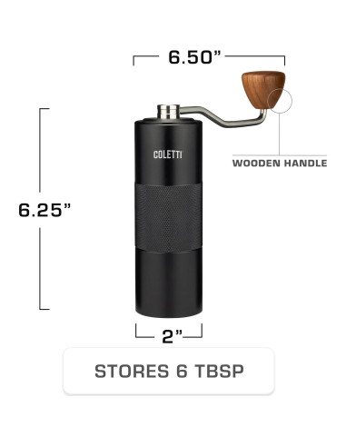 Molinillo de Café Manual COLETTI Crag - Viaje y Camping