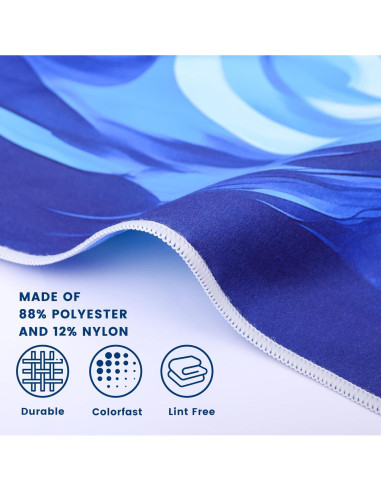 Toalla de Playa Microfibra Uisgong 2 Paquete 180x81cm Secado Rápido