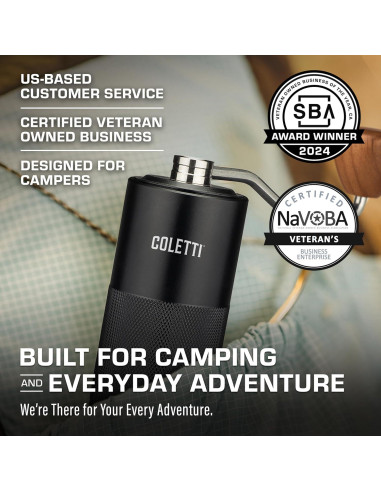 Molinillo de Café Manual COLETTI Crag - Viaje y Camping