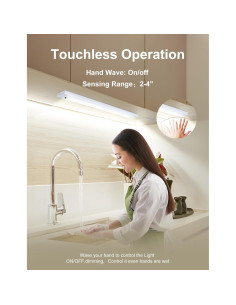 Luces LED Bajo Gabinete iQuincy 30.48cm 2 Paquete con Sensor 2