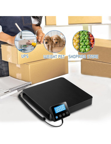 Báscula de Envío Drcowu 200kg/10g Digital con Retención y Tara