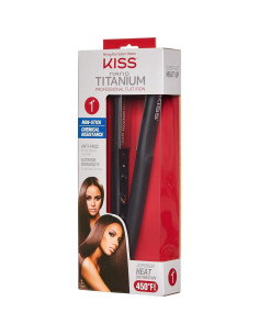 Plancha Profesional KISS Nano Titanio 1" Control Temperatura 2