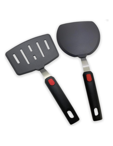 Juego de Espátulas de Silicona EJOEXQU 2 Piezas Resistente Calor