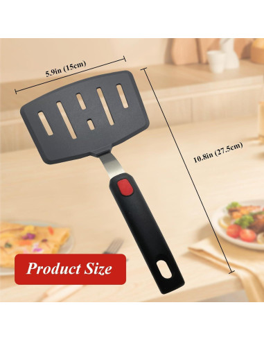 Juego de Espátulas de Silicona EJOEXQU 2 Piezas Resistente Calor