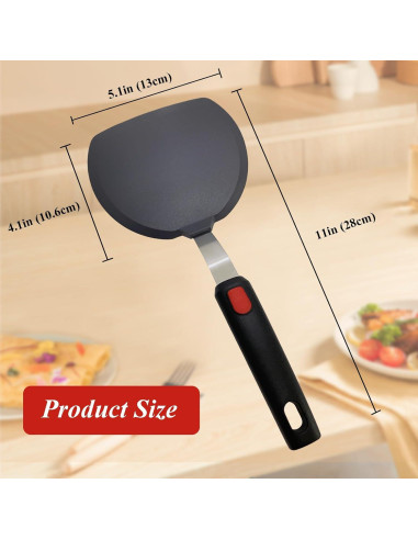 Juego de Espátulas de Silicona EJOEXQU 2 Piezas Resistente Calor